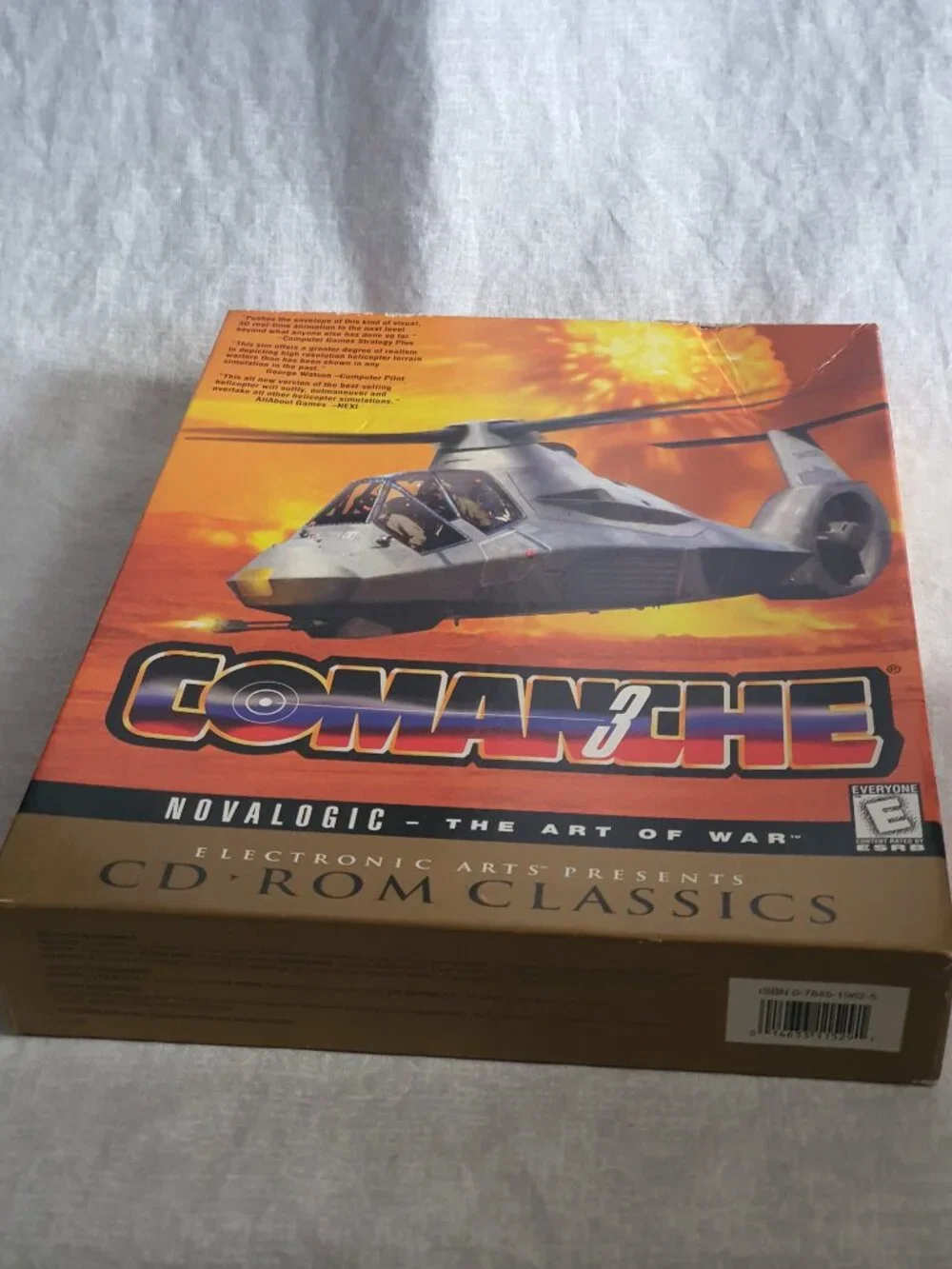 Comanche 3: The Art of War ~ PC (Novalogic, 1997) Vtg BIG BOX Complete Vintage